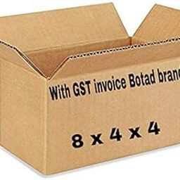 BOTAD® Corrugated Golden Box/Shipping Boxes/Packaging Boxes 8 inch x 4 inch x 4 inch - Pack of 50 Boxes-image-18