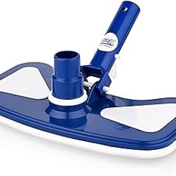 POOLX Standard Butterfly Vacuum Head with Bumper (cast Iron Weighted) for Liner/Concrete/Vinyl Pool Suction Cleaning-23