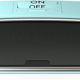 iGuerburn Simple Music Player for Dementia Elderly Seniors Easy MP3 Player as Alzheimers Dementia Visually Impaired Patients Product Gift One-Touch Controls ON/Off Retro Music Box (Cyan)-image-48