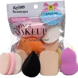 Dab & Blend Beauty Makeup Sponge | Latex Free | Unique Shape | Precise Edges | Reusable & washable | Soft & Bouncy | Foam Sponge | Multipurpose as per image 05-image-50