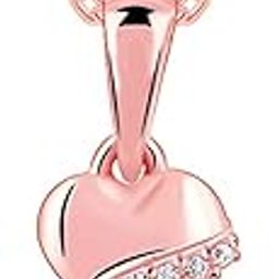 925 Silver Rose Gold Cherished Sparkle Pendant With Link Chain| Necklace to Gift Women & Girls | With Certificate of Authenticity and 925 Stamp | 6 Months Warranty-image-82