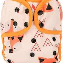 Nema Baby Cloth Double Gusset Diaper Cover-One Size-Orange-picture-13