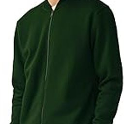 Plain Stylish Bomber Jacket Casual Zipper Closure Bomber Jacket for Men and Women-image-49