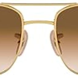 ray-ban Mens Square Sunglasses Black Frame Beige Lens Free Size-picture-4