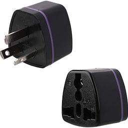 Type I Adapter for Australia – Universal Travel Plug Converter – India to Australia, China, New Zealand, Fiji – for Mobile Phones, Laptops, Camera – 10A 250V – Black, 2 Adapter-23
