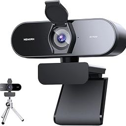 NEWORK 4K Webcam with Sony Sensor, PDAF Autofocus, 1080P@60FPS, 2 Noise Reduction Mics, Auto Light Correction, USB Plug&Play, Privacy Cover, 79°FOV, Streaming Camera for PC, Mac, Laptop, Video Calls-4