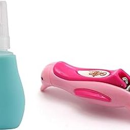 Manan Shopee Baby Nose Cleaner Blister Pack/Aspirator Vacum Sucker Nose Mucus Snot Cleaner Pump And Baby Cute Stainless Steel Nail Cutter/Nail Clipper (Color Ship As Per Stock Available)-image-9