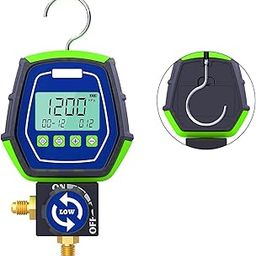 Digital HVAC Gauges,R410A R134A Digital Vacuum Pressure Manifold gauges Set with 90 Refrigerants Leak Detection Mode (Single Test Data)-27