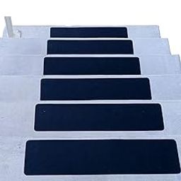 Lifekrafts Self Adhesive Anti Slip/Anti Skid Strip for Slippery floors, Staircase, Ramps, Outdoor Non Skid Strip (15x60 cm, Black) - Pack of 10-image-5
