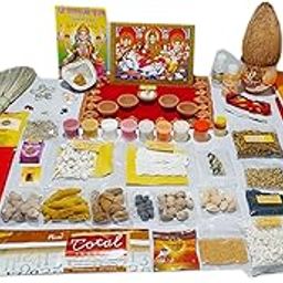 BHAKTI 2 SHAKTI MAKING WORSHIP SPECIAL Diwali Pooja Samagri|Padwa Pooja Kit|Bahi-Khata Puja|Deepawali Puja|Lakshmi Pujan Samagri|With Kalash|Diwali Worship Stuff |Jumbo Series|58+ Items-image-32
