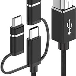 Original 3-in-1 MIDI Cable [1m] – 8 Pin to USB-B + Type-C + Micro USB – Compatible with Synthesizers, Keyboards, Printers (HP, Epson, Canon), Audio Interfaces – Triple Connectivity, Nylon Braided-image-34