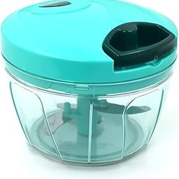 Manual Food Processor Vegetable Chopper, Portable Hand Pull String Garlic Mincer Onion Cutter for Veggies, Ginger, Fruits, Nuts, Herbs, etc., 400ml-image-52