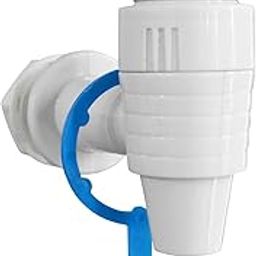 Natures Water Purifier Dispenser Tap, Heavy Duty Plastic, White and Blue, Pack of 2, Wall Mount, 15 L/hr Flow Rate-image-96