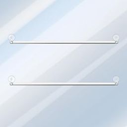 Banner Hangers 17" Suction Cup Window Poster Hanging Bar Metal Garden Flag Hangers Wall Hanging Rod 2Pack (White)-image-37