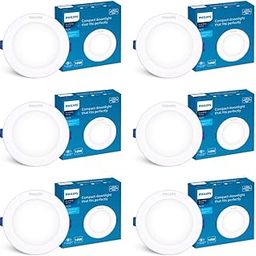 Philips Starfit 10 watt Concealed JB LED downlighter for Ceiling with 3 inch Cut-Out (Cool Day Light, Pack of 6), White-8