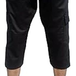 Mens 6 Pockets Capri 3/4 Half Pant Cargo Shorts for Man-image-4