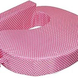 Oscar Home Supportive Nursing Breast Feeding Pillow Suitable for 0-12 Month Child (Pink)-image-98