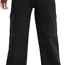 Women’S Utility Cargo Jeans | Regular Fit Jeans for Women | Jeans Pant for Women with Flap Pockets High-Waisted - Trendy and Functional-image-64