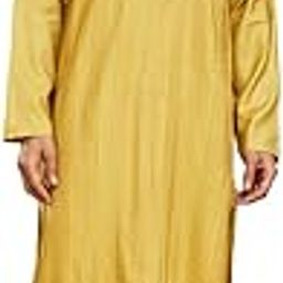Men Viscose Silk Lime Yellow Self Design Chinese Collar Slim Fit Long Kurta-15