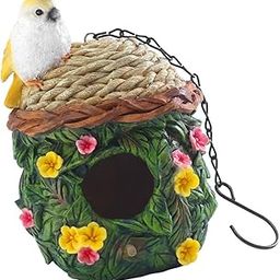 SECRET DESIRE Birds House Hanging Ornament Resin Hummingbird Nest for Trees Garden Outside|Home Improvement|Plumbing & Fixtures|Other Home Plumbing & Fixtures-image-39