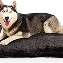KIBBO Faux Fur Winter Flat Bed for Dogs & Cats| Detachable Cover & Anti-Skid Base with Soft Faux Fabric, Spacious & Versatile Design for Extra Comfort | Extra Large Size Breeds (Grey)-image-28