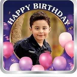 Precious Moments BIS Hallmarked Personalised Happy Birthday Silver Square Coin 10/20/50/100 Gram 999 Pure-image-62