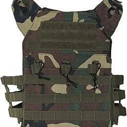 Vest Plate Carrier Assault Combat Gear Jacket for Mens Outdoor Jungle camo 2-image-84