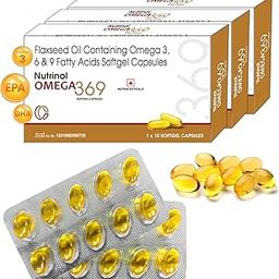 KNOLL HEALTHCARE Nutrinol Omega 3 6 9 Multivitamin Supplement for Men & Women (450 mg Omega Oil Concentrate with Flaxseed & Blackseed Oil) Fatty Acids (Omega 3 6 9, 30 Capsules)-image-2