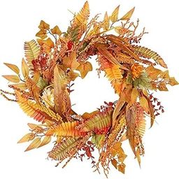 MERISHOPP Autumn Hanging Maple Leaves Leaves Decorations Garland 50cm for Front Door|Home & Garden|Home D?©cor|Floral D?©cor-image-26