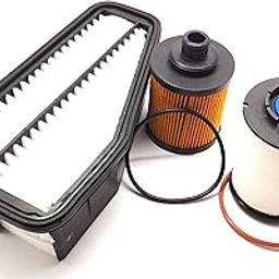 GOPINATH AUTOLINK CAR ENGINE AIR FILTER + OIL FILTER +DIESEL FILTER SET OF 3PCS COMPATIBLE WITH NEW BALENO DIESEL-0
