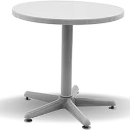 Supreme chairs Plastic Round Table for Restaurants & Cafes | Durable, Weather-Resistant & Lightweight | Ideal for Indoor & Outdoor Use (Milky White)-image-80