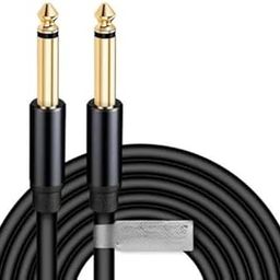 EKAAZ TS 1/4 Inch Straight Instrument Cable – Mono Audio Cable for Electric Guitar, Bass, and Keyboard (10m)-image-43