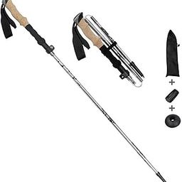 CALANDIS™ Walking Stick Portable Hiking Pole for Hiking Outdoor Adventures Backpacking Silver | Walking Trekking Sticks | Hiking Gear | Camping Hiking | Outdoor Sports-image-54