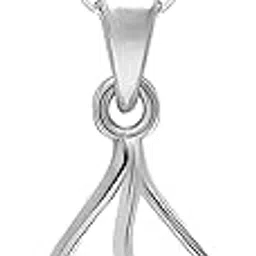 lecalla 925 Sterling Silver CZ Pendant Necklace for Women | BIS Hallmarked Cubic Zirconia Charm Necklace Pendant | Cable Link Chain Necklace Gift for Birthday Wedding Anniversary-picture-12