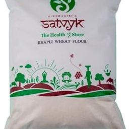 S Siddhagiri's SATVYK THE HEALTH re STORE Khapli Wheat Flour (5kg) - Stoneground Khapli Atta | Easy to Digest Emmer Wheat Flour | Fiber Rich Whole Wheat Flour | Fresh Khapli Atta-image-53