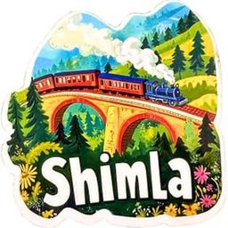 Shimla Fridge Magnet | India Souvenir Gifts | Wander Tag-image-11