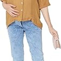 Moms Bee Womens Maternity Denim Pant, with Stretchable Fabric Best for Pregnant Ladies-image-60