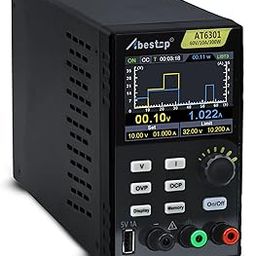 Abestop AT6301 DC Power Supply Variable, 60V/10A/300W Adjustable Bench Power Supply with 10mV / 1mA High Resolution 4-Digits 2.8 inch LCD Display, 5V/1A USB Output(110V Input Voltage)-image-5
