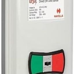 Havells Heavy Duty Metal Direct Online Starter Single Phase 3 HP IHUDOLL1F1 Motor Starter Ideal for Agri Pump Application - Multicolor-image-53