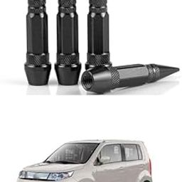 LOVMOTO Spiked Style Tire Valve Stem Caps, Universal Aluminium Alloy Dustproof Tire Valve Stem Covers for Cars, SUV, Trucks, Bikes, Motorcycles, Bicycles Comfortable with Wa-gonR-image-74