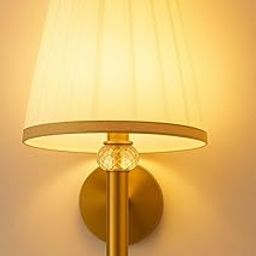 Aurora LIGHTS “Lustre Aureus Gold-Crowned Crystal Wall Sconce with Warm Linen Glow for Luxe Corridors, Suites & Vanity Alcoves”-image-16