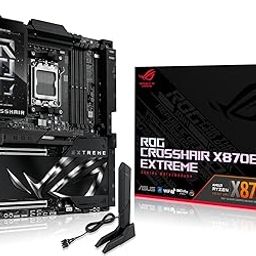 ASUS ROG Crosshair X870E Extreme AMD X870E AM5 E-ATX Gaming Motherboard – 20+2+2 Power Stages, DDR5, PCIe 5.0, 5X M.2, 5G & 10G LAN, Wi-Fi 7, USB4 Type-C, 5” LCD, AI Overclocking & Networking-16