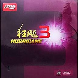 BestParts DHS Hurricane 3 Table Tennis Rubber Sheet Ping Pong Rubber 2.2mm, Black-image-31