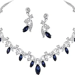 atasi international Crystals Alloy Necklace Set with Earrings for Women | Perfect Jewellery Set for Parties, Weddings, and Festivals | Ideal Gift for Birthday, Anniversary and Special Occasions-picture-26
