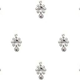 Comet Busters Beautiful Silver Bindi (10mm) (BIN876)-image-46