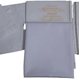 Men's 5 - Piece Pandit Dhoti Kurta Set, White color | Paramsukh Dhoti, Unstitched Kurta, Angocha, Vest, Hanky. [Best item for Pitru Paksha or diwali for pandat ji]-picture-19