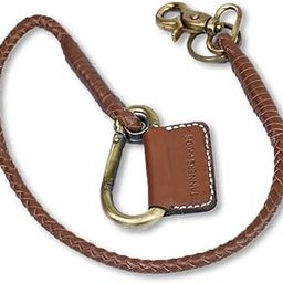 Leather Handweaved And Handstiched Hunter Bikers Braided Keychain-image-16