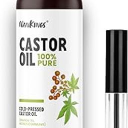 Cold Pressed Castor Oil 250ml -100% Pure and Natural for Hair | Skin Care | Nails, Eyebrows and Eyelash Care | Mascara Tube-image-60