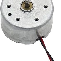 Electronicspices DC Motor Mini Electric Motor Flat Cylinder Motor RC Toys High Speed (4v to 12V) WITH LONG SHAFT - PACK OF 10-21