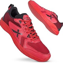 Luminous Tennis/Badminton Court Shoe, Elegent Design, Rubber Sole, Slip Resistance, Light Weight, EVA Insocks for Comfort-image-2